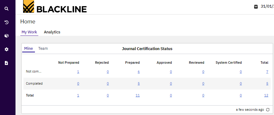 Journal certification statut